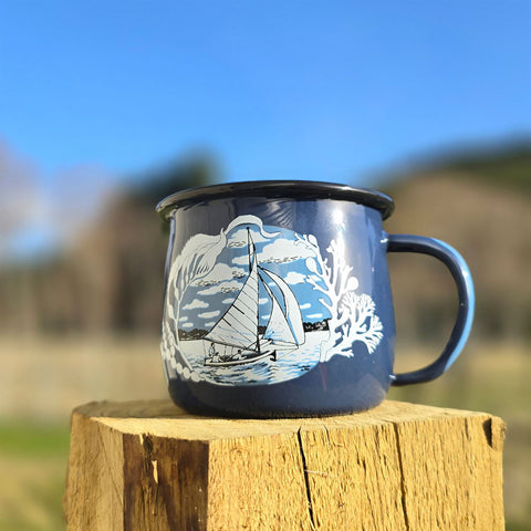 P Class Enamel Mug