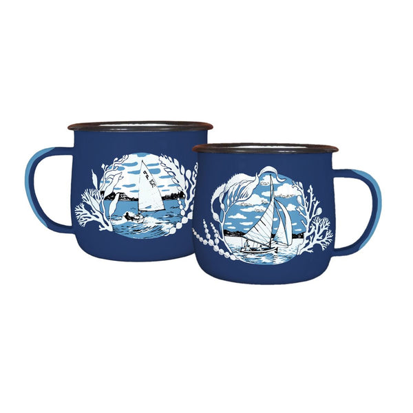 P Class Enamel Mug