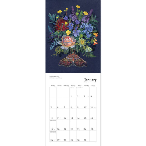 Wolfkamp & Stone 'Surrounded' Wall Calendar 2026