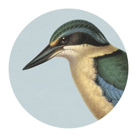 Hushed Blue Kingfisher Placemat