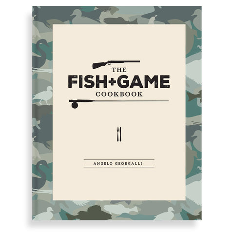 Cover of The Fish and Game Cookbook by Angelo Georgalli.