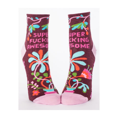 Super Fucking Awesome Women's Ankle Socks