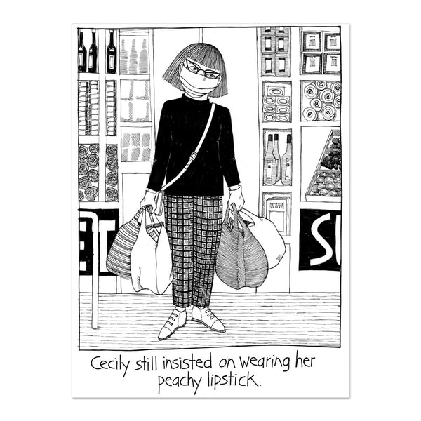 Cecily Covid Tea Towel