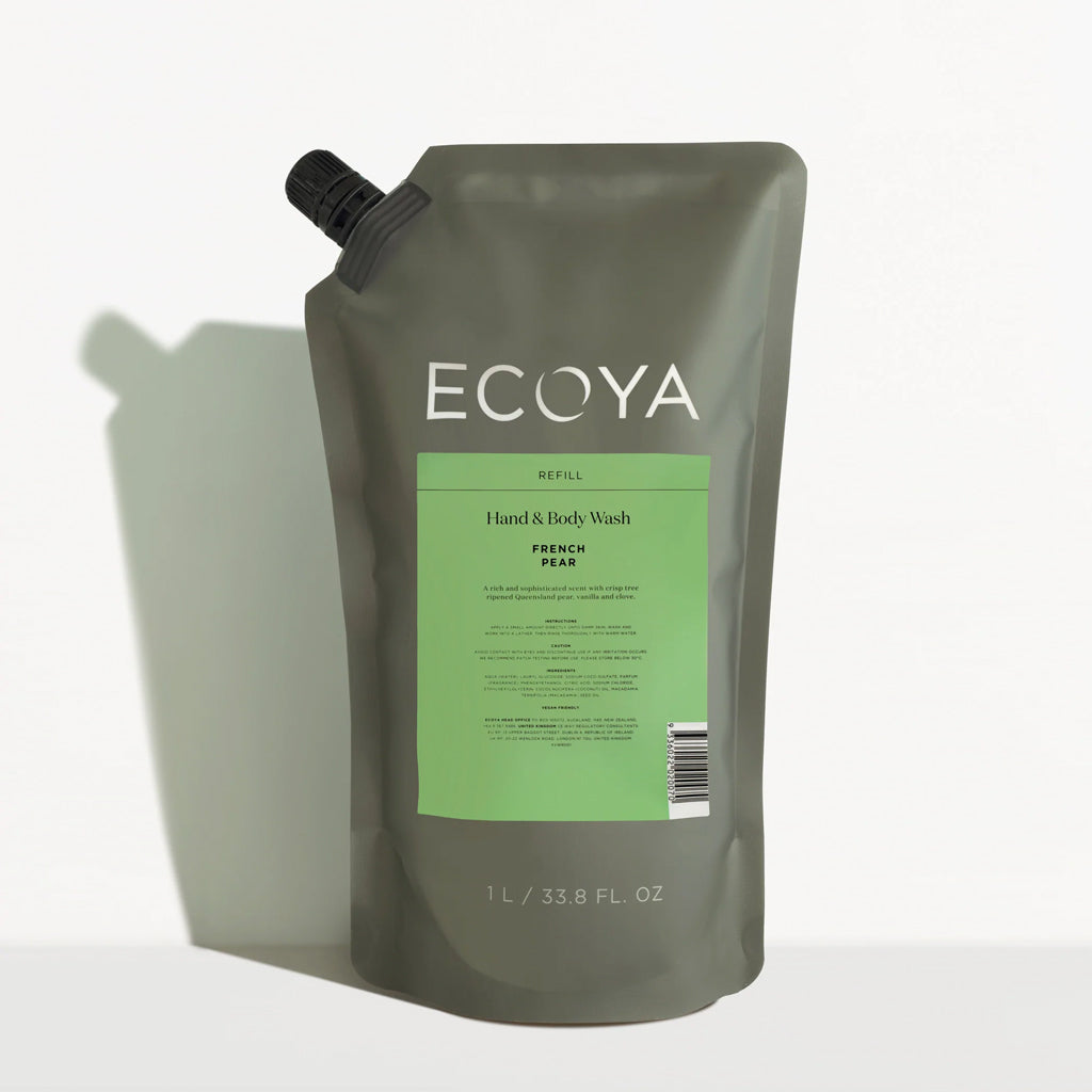 Hand & Body Wash Refill in French Pear by Ecoya.