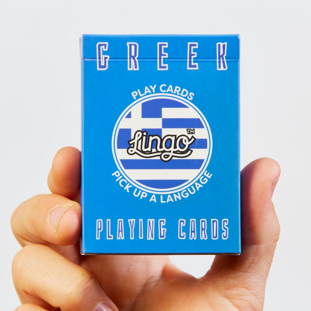 Greek Lingo Playing Cards