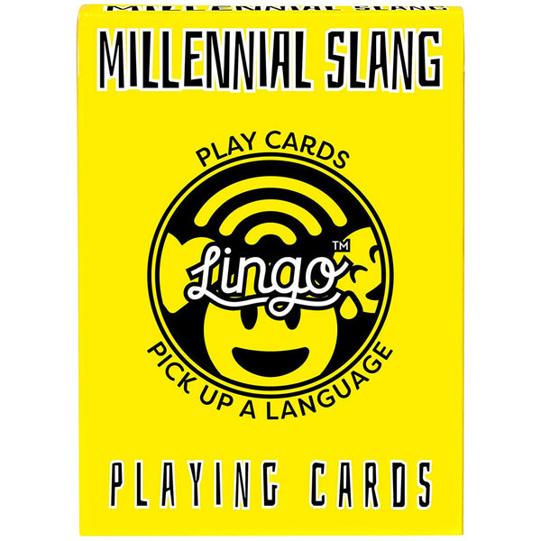 Millennial Slang Lingo Playing Cards