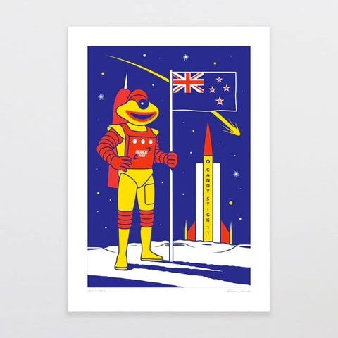 Space Man A4 Print