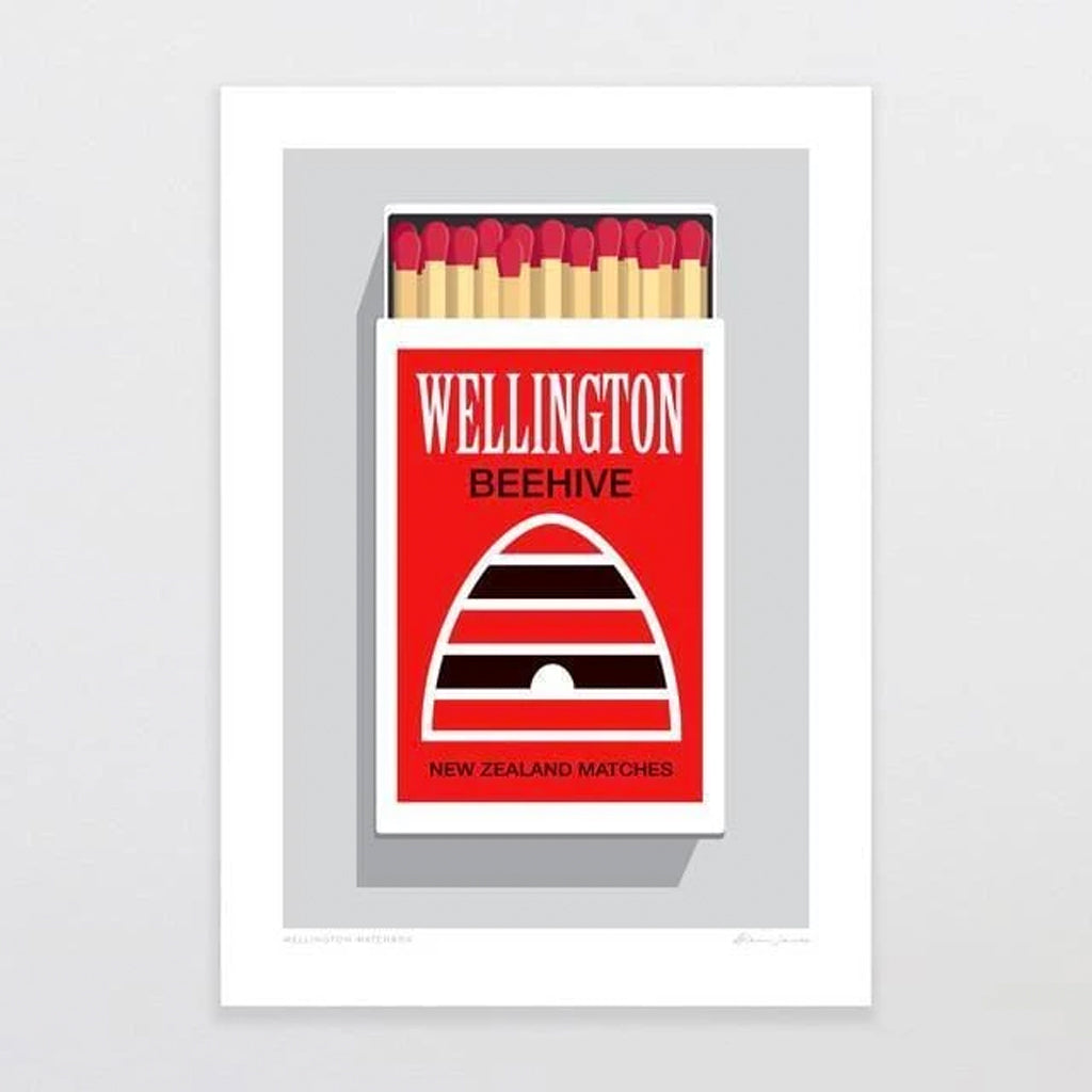 Wellington Matchbox Print