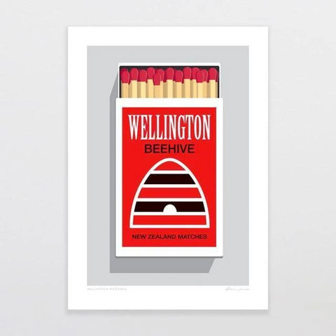 Wellington Matchbox Print