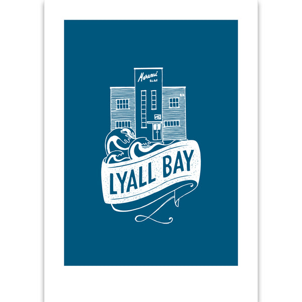 Lyall Bay Suburb Print