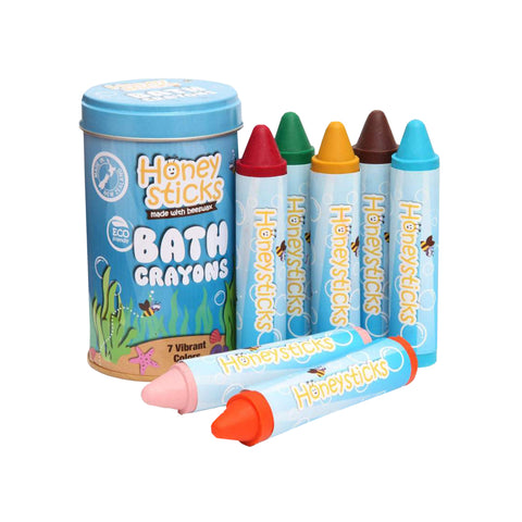 Honey Sticks Bees Bath Crayons 7 Pack