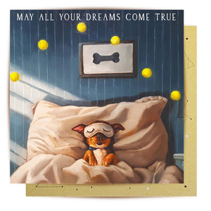 Sweet Dreams Greeting Card by La La Land.