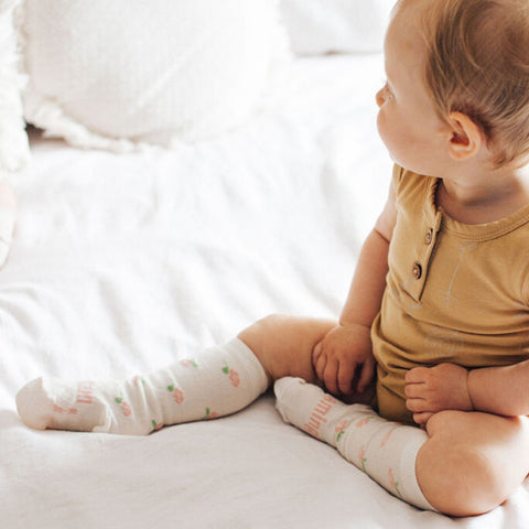 Rosie Merino Knee High Baby Socks