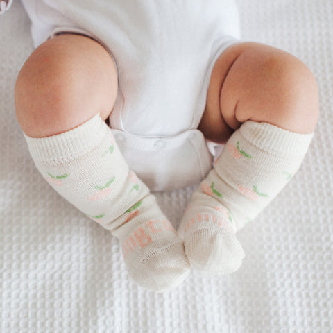 Rosie Merino Knee High Baby Socks