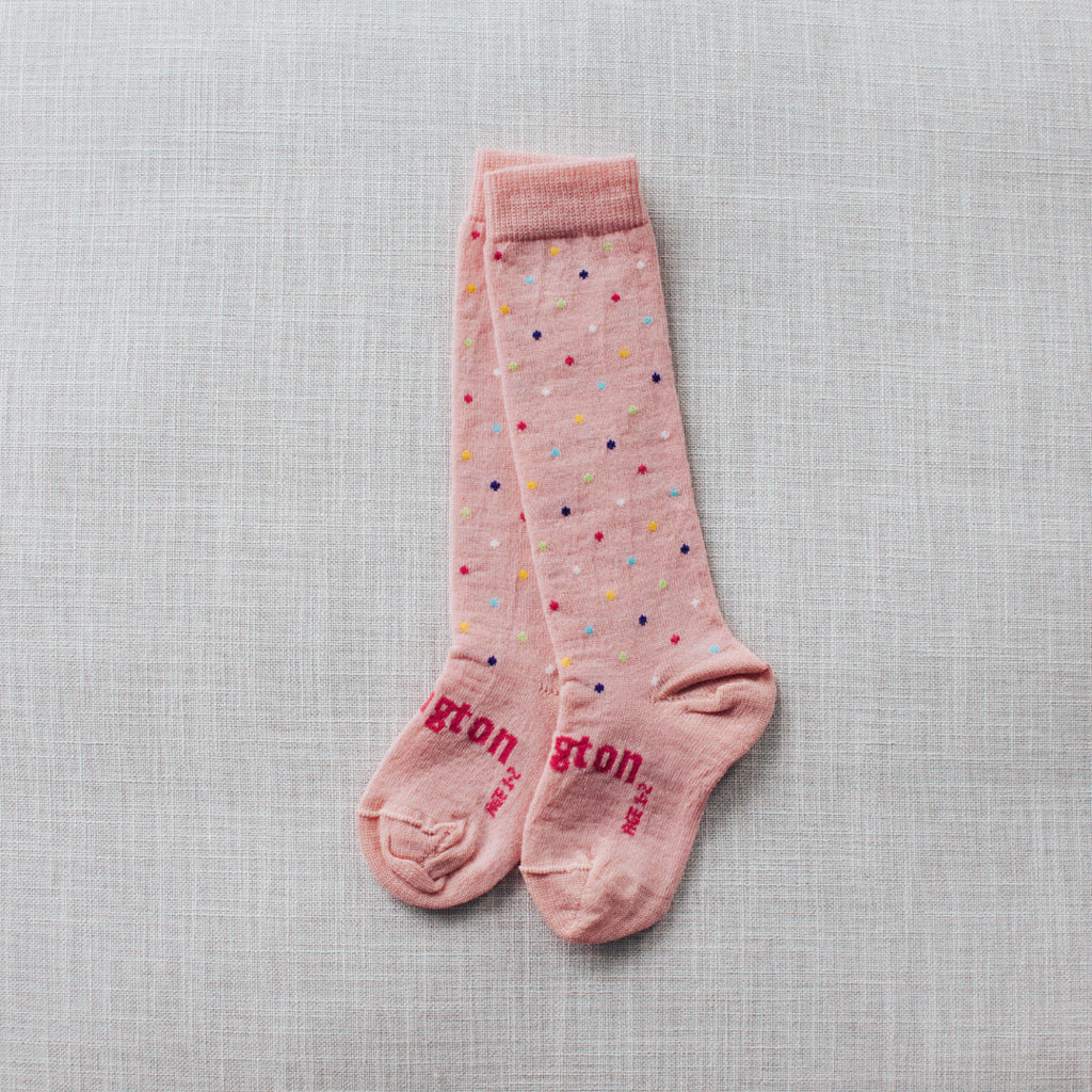 Hundreds & Thousands Merino Knee High Baby & Toddler Socks