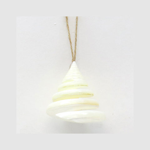 Pearl Spiral Shell Christmas Decoration