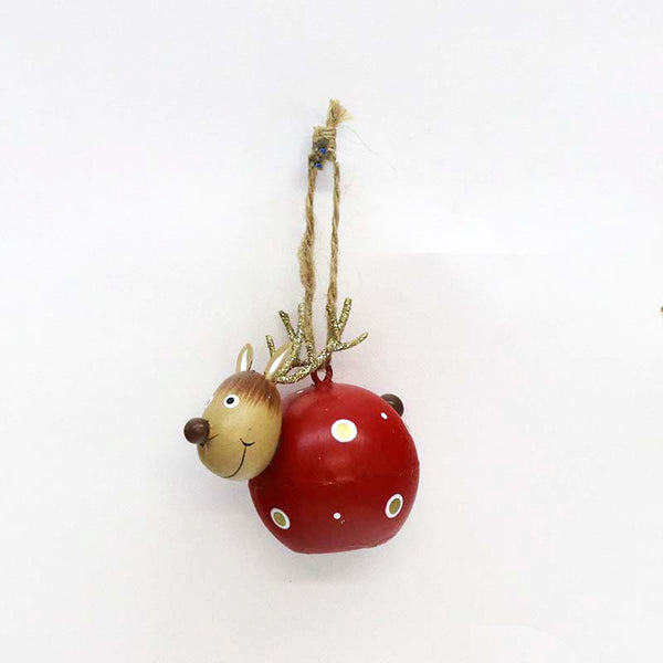 Whimsical Metal Deer Christmas Decoration