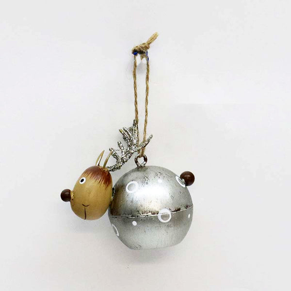 Whimsical Metal Deer Christmas Decoration