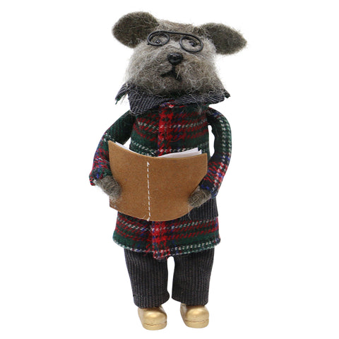 Le Forge Griffin Woolly Christmas Decoration.