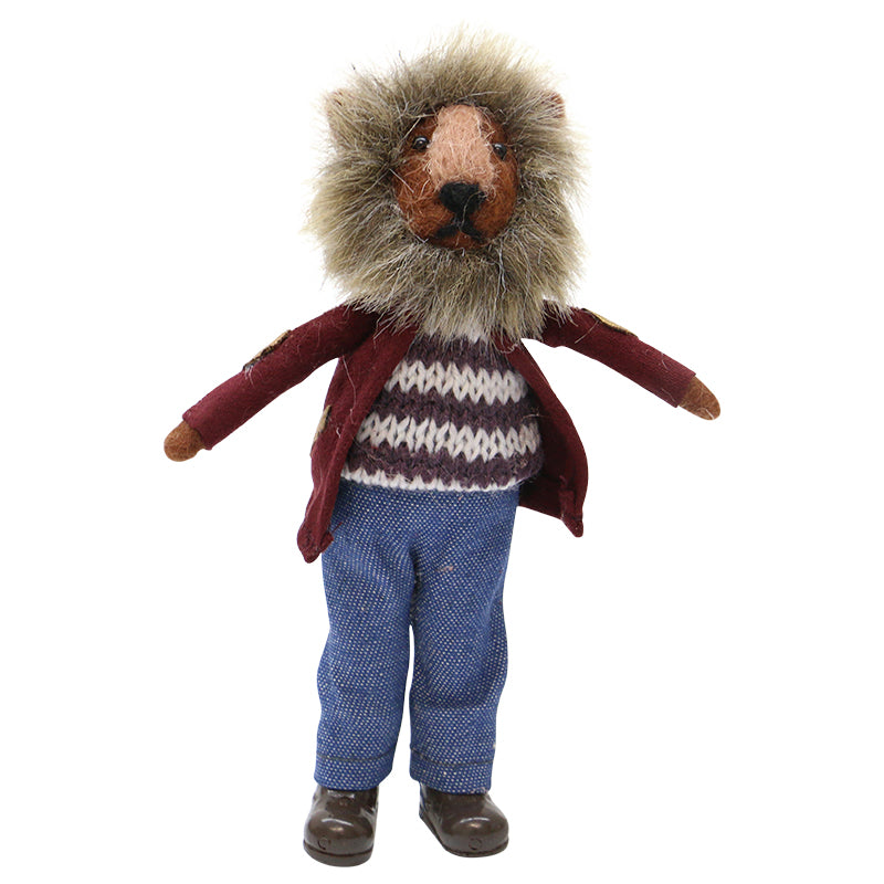 Le Forge Lion Woolly Christmas Decoration.