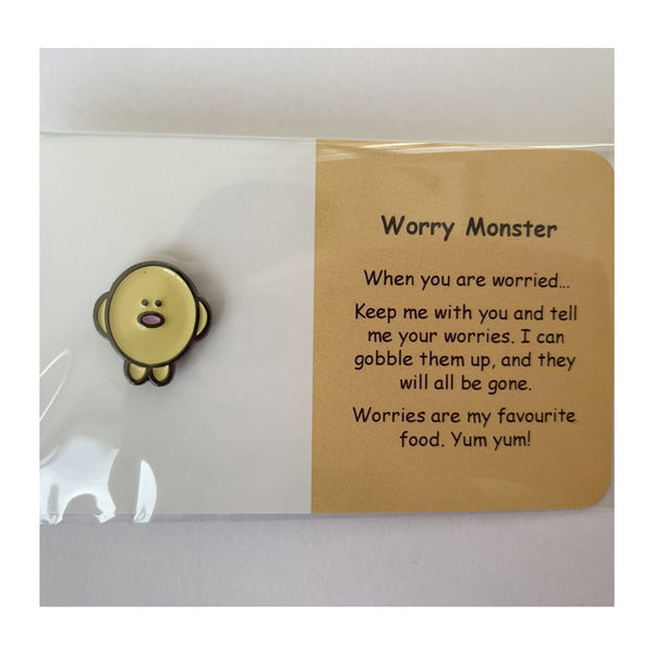 Little Joy Pins Worry Monster