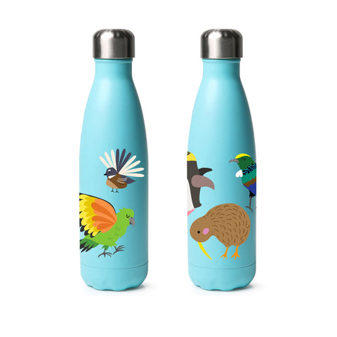 Kids Drink Bottle 500ml, Kiwi Birds