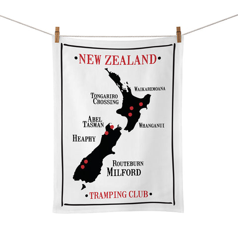 Tea Towel NZ Tramping Club