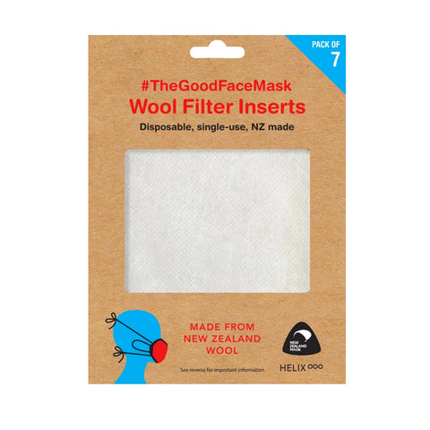 Wool Filter Inserts for Facemasks