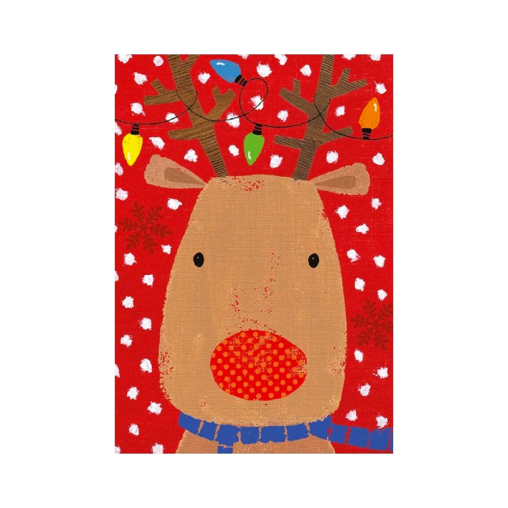Reindeer  Mini Christmas Character Gift Card from Museums & Galleries.