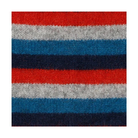 Kid's Possum Merino Striped Mittens