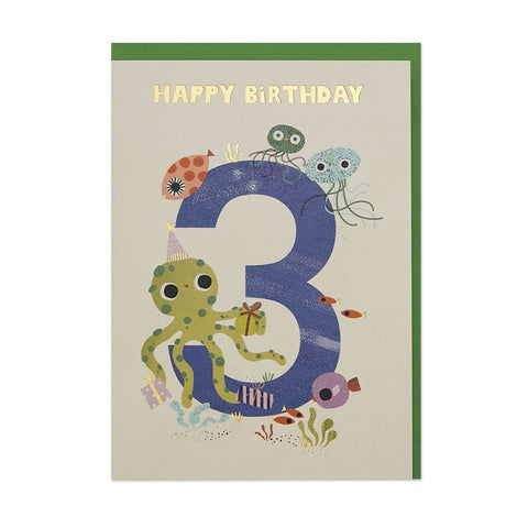 Age 3 Sea, Greeting Card