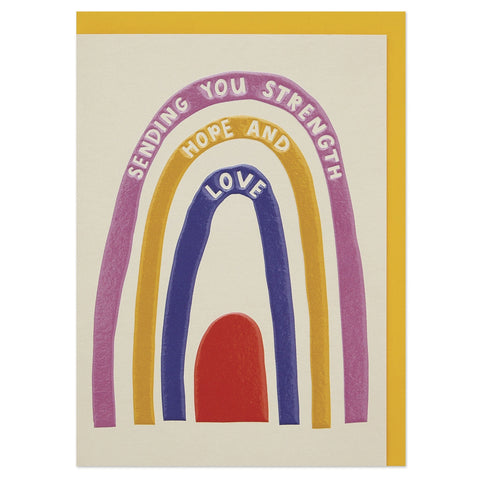 Sending You Strength Hope & Love Greeting Card 