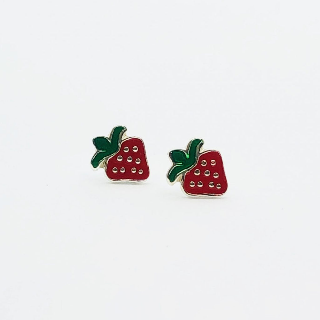 Strawberry Kids Stud Sterling silver