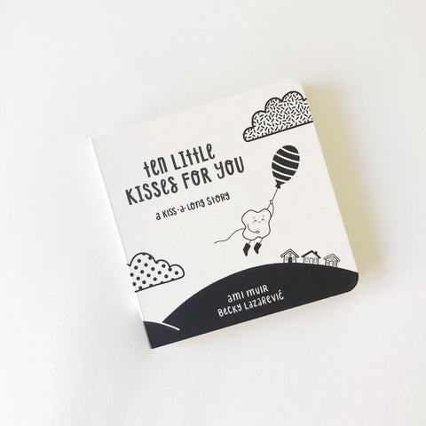 Front cover of The Kiss Co.'s Ten Little Kisses For You Board Book.