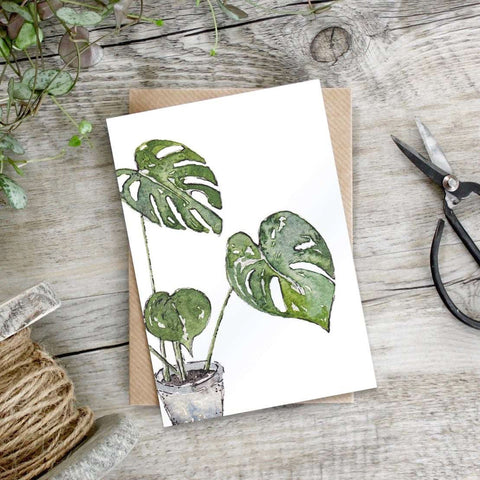 Monstera - Greeting Card from Toasted Crumpet.