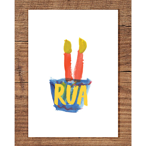 Rua - Greeting Card