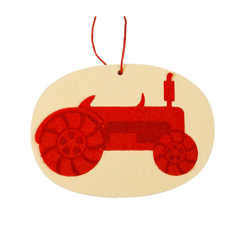 UBU Felt & Wood Hanging Tractor Decoration.