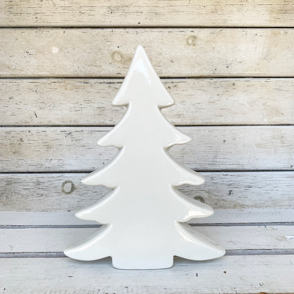 UBU Small Scandi-Style White Ceramic Christmas Tree.