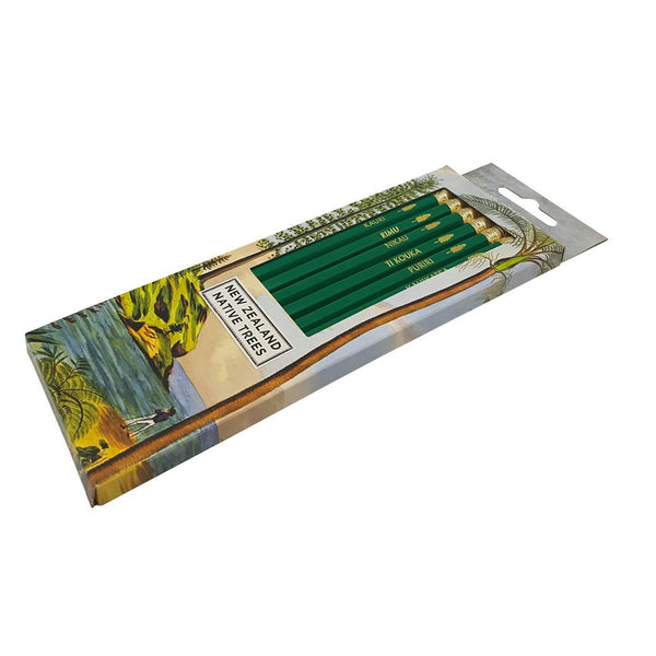 New Zealand Native Trees Pencil Set