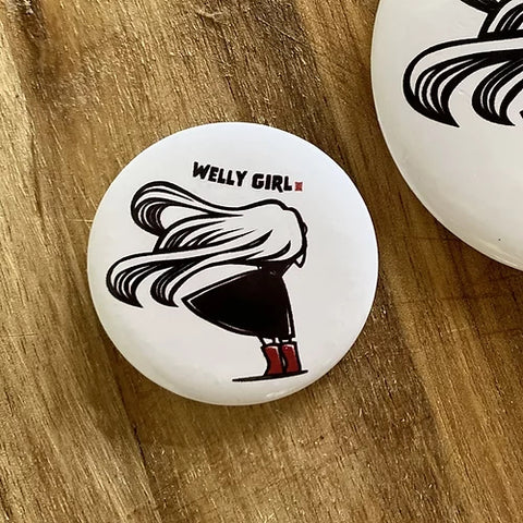 Windy Welly Girls: Pin Badge