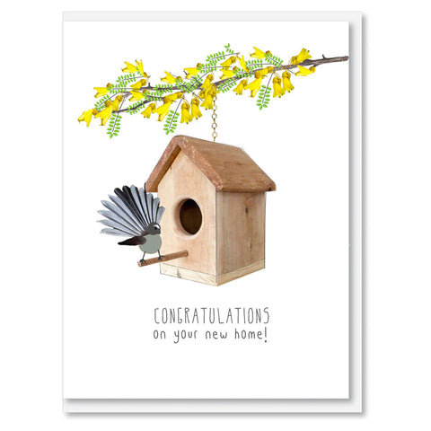 New Home Fantail - Greeting Card