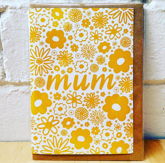 Retro Mum - Greeting Card