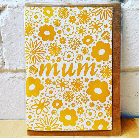 Retro Mum - Greeting Card