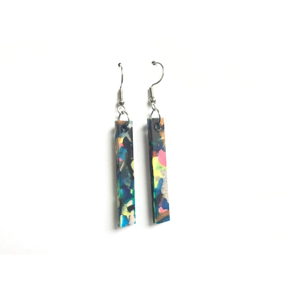 Recycled Straight & Narrow Earrings
